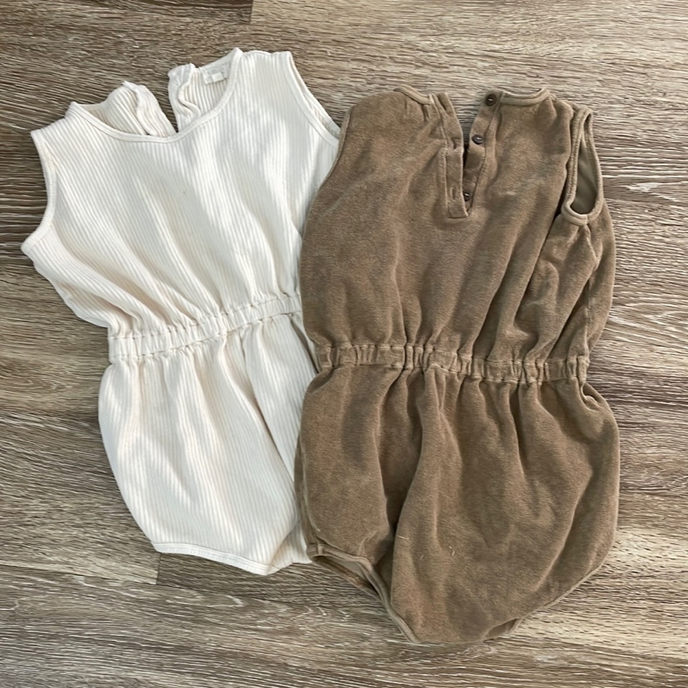 Kids lot of 2 hippy rompers THE SIMPLE FOLK